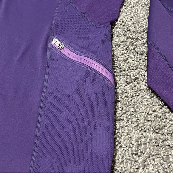 lululemon athletica Half Zip Running Jacket Size 8 - Picture 9 of 10